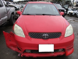 2004 TOYOTA MATRIX XR RED 1.8L AT Z17566